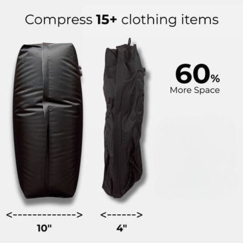 PACKIO Vacuum Compression Bags for Travel with Pump