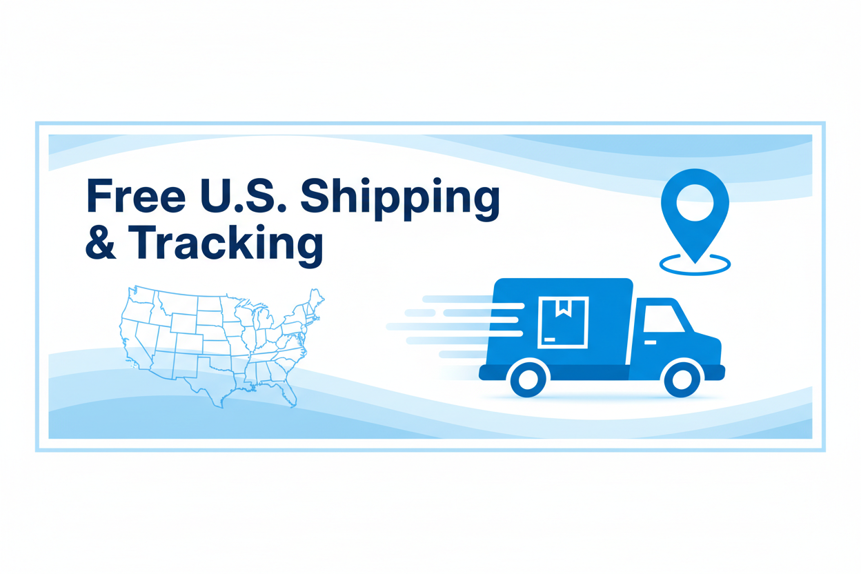 Free U.S. Shipping & Tracking