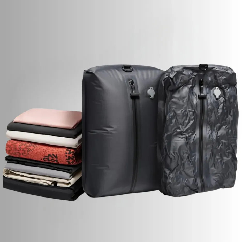 PACKIO Vacuum Compression Bags for Travel with Pump