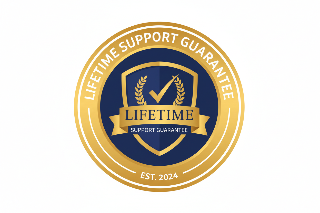 Lifetime Support Guarantee